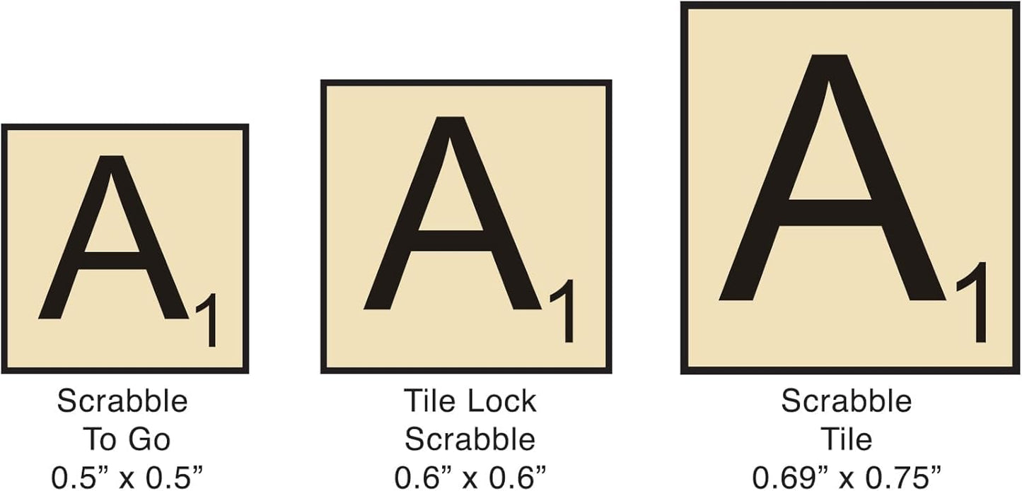 Tile Lock Scrabble, Board Holds Tiles in Place, by Winning Moves Games USA