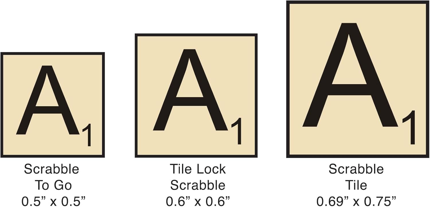 Tile Lock Scrabble, Board Holds Tiles in Place, by Winning Moves Games USA