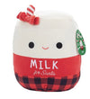 Squishmallows Original Christmas Holiday Squad Milk for Santa 14" Alten Red Plaid and White Plush Stuffed Toy
