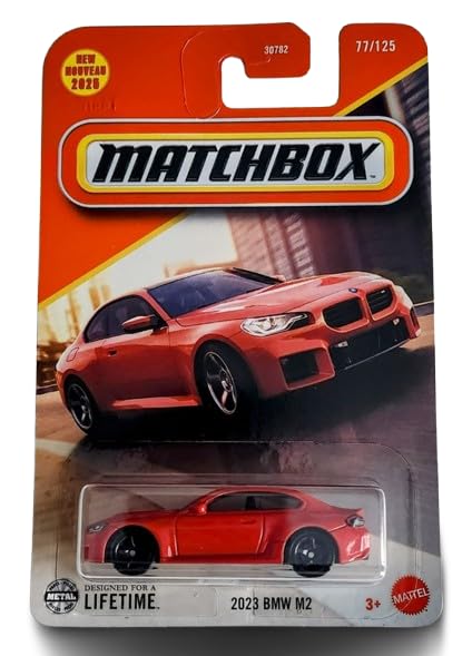 Matchbox 2023 BMW M2 [Red], 77/125, 1:64 Scale Diecast