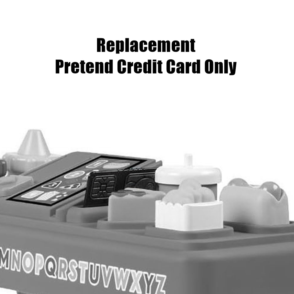 Replacement Part for Fisher-Price 4-in-1 Game Experience Playset - HFT70 ~ Replacement Plastic Pretend Credit Card