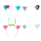 Atvscay Cute Cat Ears Headbands Hair Hoops Cartoon Party Costume Decorations for Little Girls (4PCS) (CUTE)