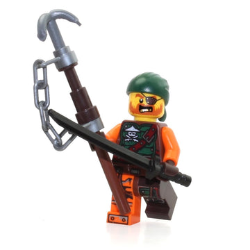 LEGO Ninjago Minifigure - Bucko the Pirate (Skybound) with Sword and Staff 70593