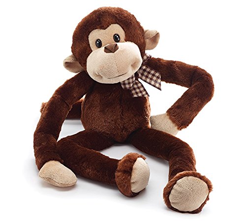 Burton+Burton Brown Monkey Plush with Long Arms and Legs Toy