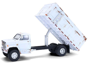 1980 C-70 Grain Truck White (Weathered) S.D. Trucks Series 20 1/64 Diecast Model by Greenlight 45200A