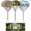 NUTTY TOYS Army Parachute Toys for Kids - Tangle Free Outdoor Flying Parachute Men, Best Small Outside Toys for 4 5 6 7 8 9 10 11 12 Year Old, Top