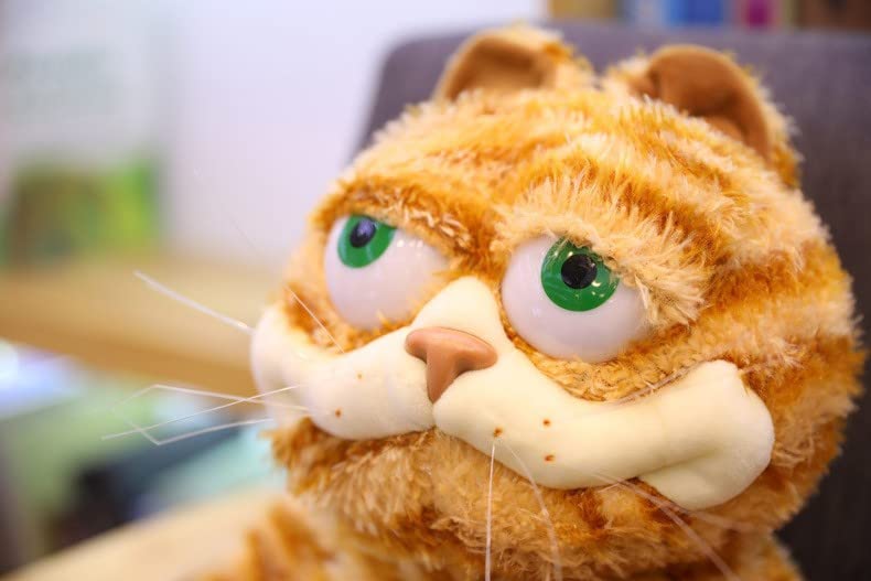 ATOKNG 11.8 Inch Ugly Cat Plush Cute Cat Plush Toy-Deeply Loved by Kid Yellow Fat Cat, Lazy Yellow Fat Cat Plush Toy, Derived from Kid Favorite