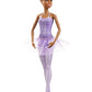 Barbie Ballerina Doll, Brunette Wearing Removable Purple Tutu, Sculpted Toe Shoes & Ballet Arms