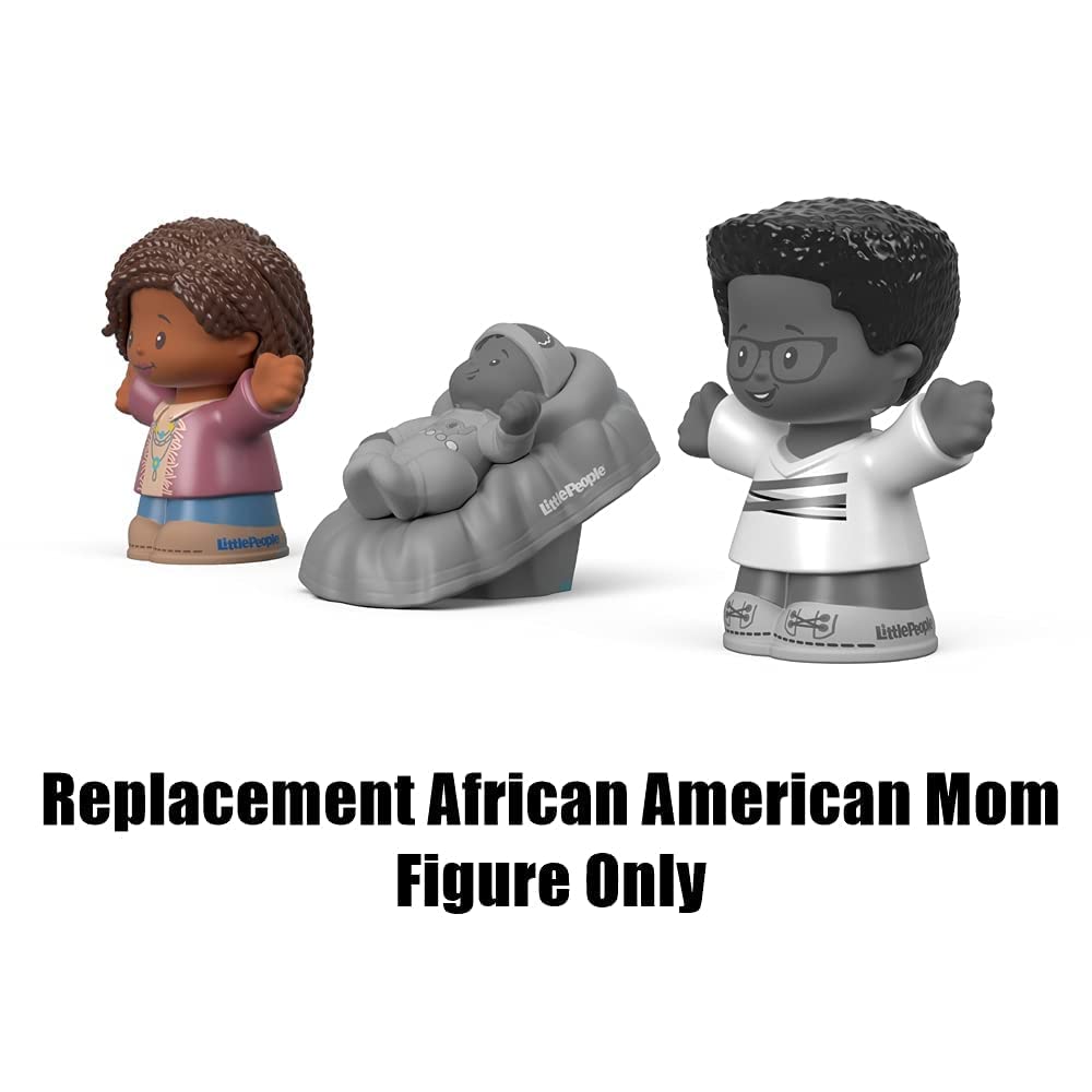 Mattel Replacement Part for Little People Big Helpers Family Playset - FRM74 ~ African American ~ Replacement Mom Figure