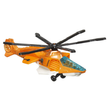 Matchbox Collectible Die-Cast Metal Sky Busters Air Grabber - HVM53 ~ Orange, Black White and Black Helicopter ~ Includes Playmat