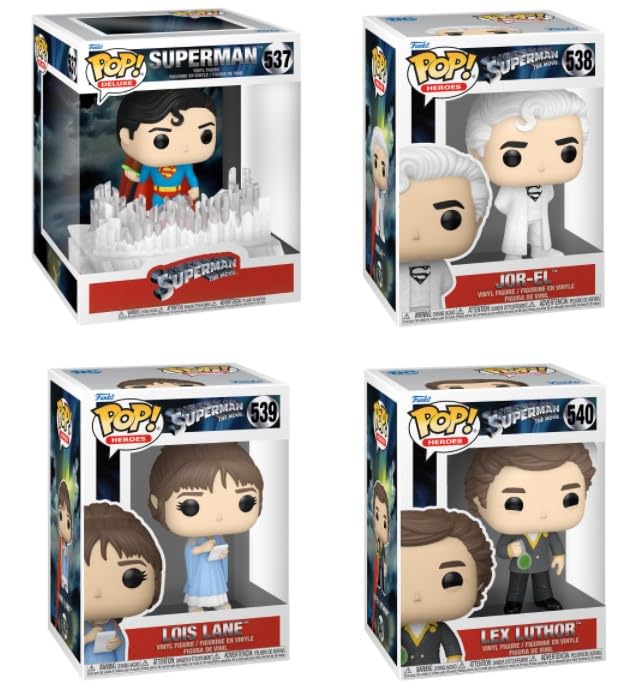 Funko Superman (1978) Pop! Movies Set (4)