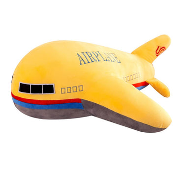 TONGMAN 15.7" Plush Stuffed Plane Model Toy, Plane Stuffed Pillow, Plush Toy Plane Soft Cushion, Cute Nursery Decoration and Bedtime Toy for Birthday