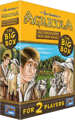 Agricola All Creatures Big and Small The Big Box | Farming Game | Strategy Game for Adults and Kids | Family Board Game | Ages 10+ | 2 Players |