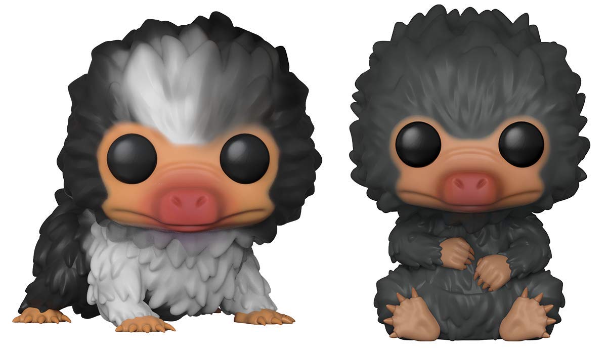 Funko Pop! Fantastic Beasts Baby Nifflers Grey and Black 2 Pack Exclusive Figures