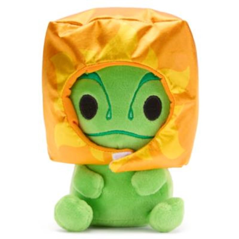 Disney Store Official Mini Mix-Its Plushies - Pascal - Cute Stuffed Animals - Mix & Match Detachable Hats - Hook and Loop Strap - Plush Toys for Kids