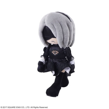 NieR Automata: Yorha No. 2 Type B Plush Action Doll, Multicolor