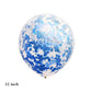 Balloons, 11 pcs Foil Balloons 4 year old for 4st Birthday Party Supplies Decoration? Confetti Balloon Kids Party Balloons Birthday Party Supplies 4
