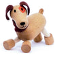 Dog Wooden Animal Toys for Toddler, Fun and Posable Wooden Farm Toy, Wooden Toys, Wood Farm Animals, Early Education Boys and Girl, Bendable Figures