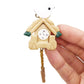 SXFSE Dollhouse Decoration Accessories,Exquisite Bird Wall Clock Miniature for 1/12 Dollhouse Living Room Decoration