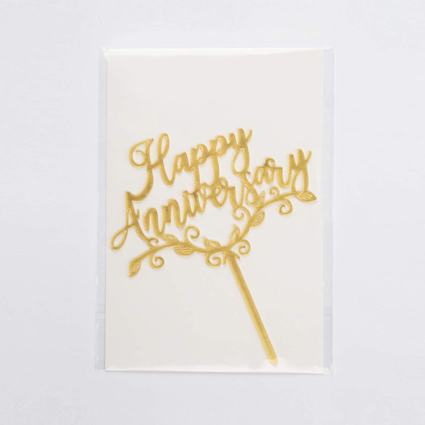 6pcs Happy Anniversary Cake Topper, Gold Sliver Wedding Anniversary Acrylic Cake Toppers, Happy Anniversary Party Decorating supplies