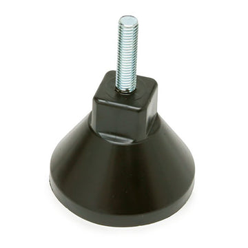 Tornado Black Foosball Leg Levelers - Set of 4