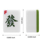 Aceshmir Mahjong Tile Set, 146pcs Chinese Mahjong Set Quality Mah Jong Tiles with Exquisite Storage Box Easy to Carry, Instructions Include Mah Jongg