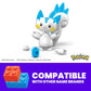 Mega Pokemon Series 17 Pachirisu Figure Building Set with Poke Ball