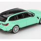 MINI GT M3 M Performance Touring Mint Green with Black Top Limited Edition 1/64 Diecast Model Car MGT00897