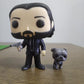 Funko Pop! Movies: John Wick - John in Black Suit with Dog Buddy