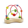 Hape Double Bubble Wooden Bead Maze | Award Winning Educational Wire Roller Coaster Sorting Puzzle Early Development Toy for Babies and Toddlers