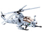 General Jim’s AH-1Z Viper Attack Helicopter Building Set - 482 Pieces, Highly Detailed Military Aircraft Model with Dual Cockpit and Rotating Cannon