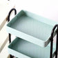 EatingBiting 1:6 sacle Miniature Furniture Cart Miniature Handcart Rolling Cart 3 Layers Storage with Wheels Furniture Mini House Kitchen Restaurant