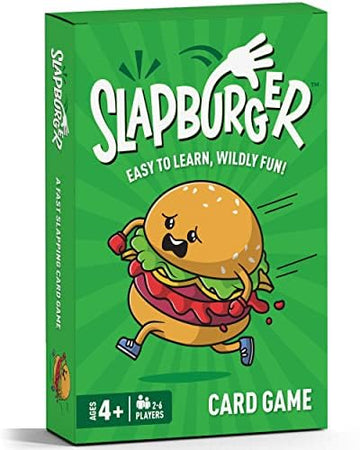 Slapburger Card Game - Fast-Paced Kids and Family Games for Ages 4 and Up - Fun Card Game for Birthdays, Classroom, Camping, Game Night & Friends