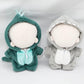 niannyyhouse 10cm Plush Doll Clothes Dinosaur Shark Onesies Loose Bodysuit Soft Stuffed Plush Toy Dress Up Accessories (Green)