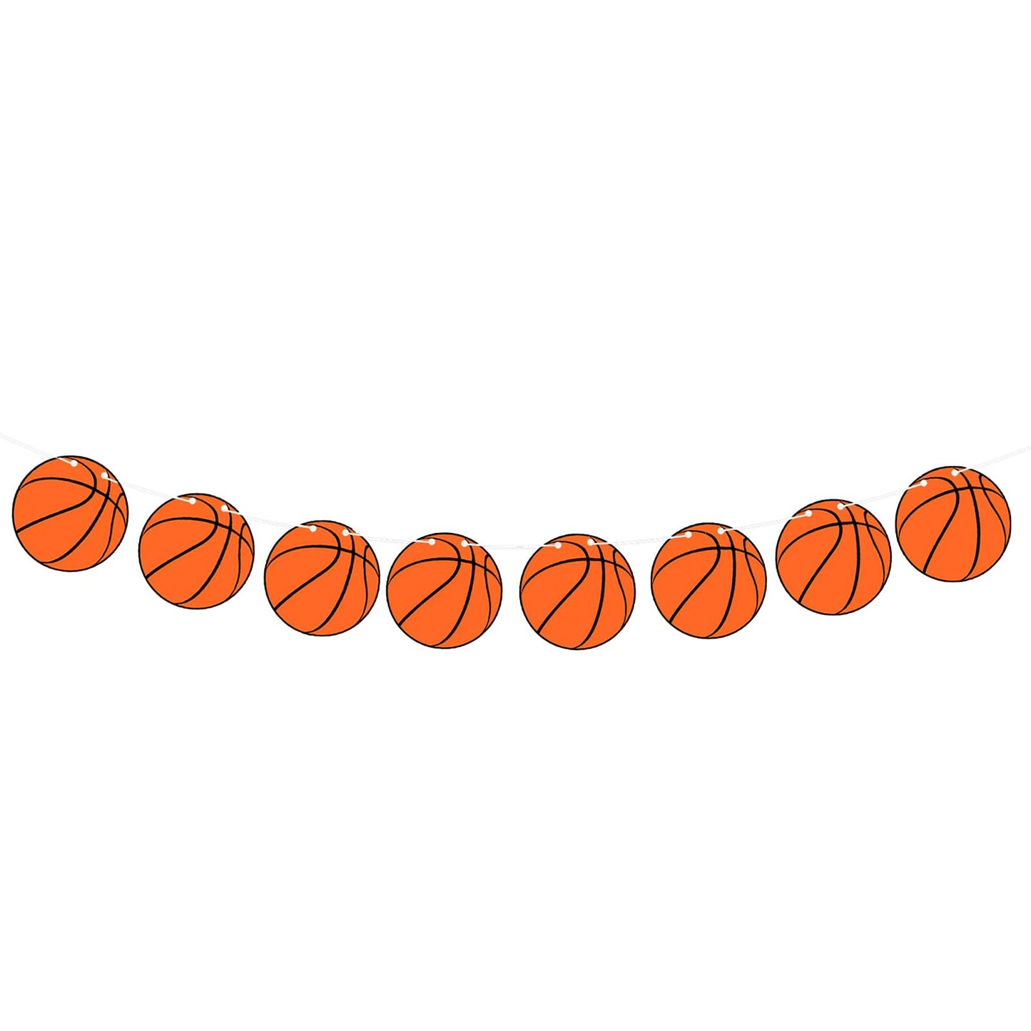 BIEUFBJI Basketball Banners, Basketball Themed Party Decorations, Kids Teenagers Boys Men Birthday Banner Basketball Party Decoration