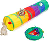 Cat Tunnel Toy with Hanging Ball, Cat Tunnel，Cat Tunnels for Indoor Cats
