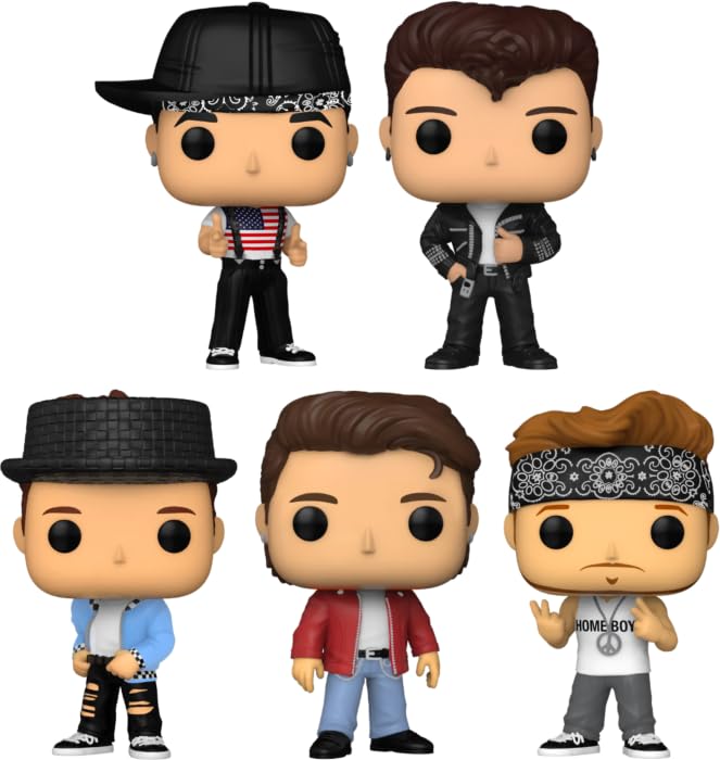 NKOTB Funko POP! New Kids on the Block Band 5-Pack Exclusive Pop! Vinyl Figures