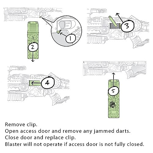 Nerf Revoltinator Zombie Strike Toy Blaster with Motorized Lights Sounds & 18 Official Darts for Kids, Teens, & Adults