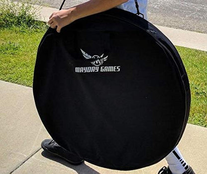 Mayday Games Crokinole Carrying Case, Padded, Discs and Accessories Pouch