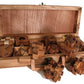 12 Wooden Puzzles Set In Wooden Suitcase
