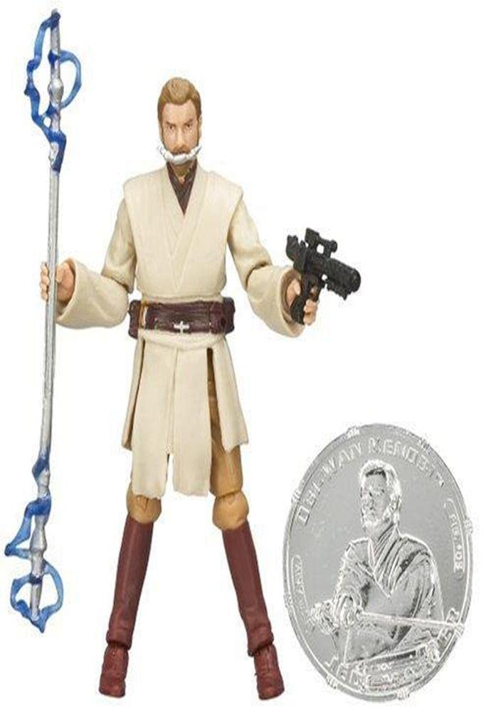 STAR WARS 3.75" BSC FIG Obi-Wan Kenobi with General Grievous Blaster