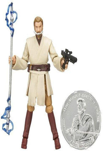 STAR WARS 3.75" BSC FIG Obi-Wan Kenobi with General Grievous Blaster