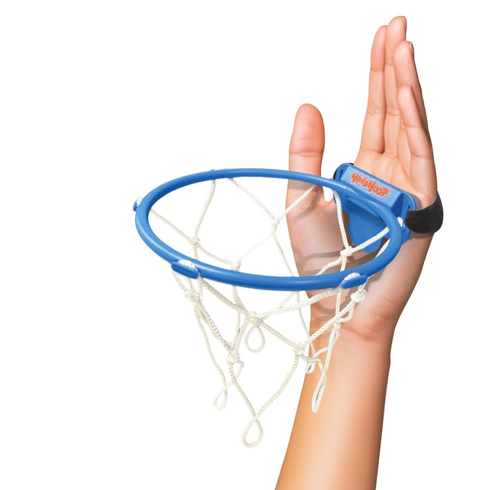 HANDHOOP - Wearable Basketball Game for Kids & Adults, Portable Active Play Set, 2 Hoops + Ball, Indoor & Outdoor Toss Game, Ages 4+, Family & Party