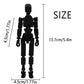 DANONI Assembly Completed Upgrade Titan-13 Action Figure, 3D Printed Action Figure Set, Dummy Robot 13, Multi-Articular Action Figures for Desktop