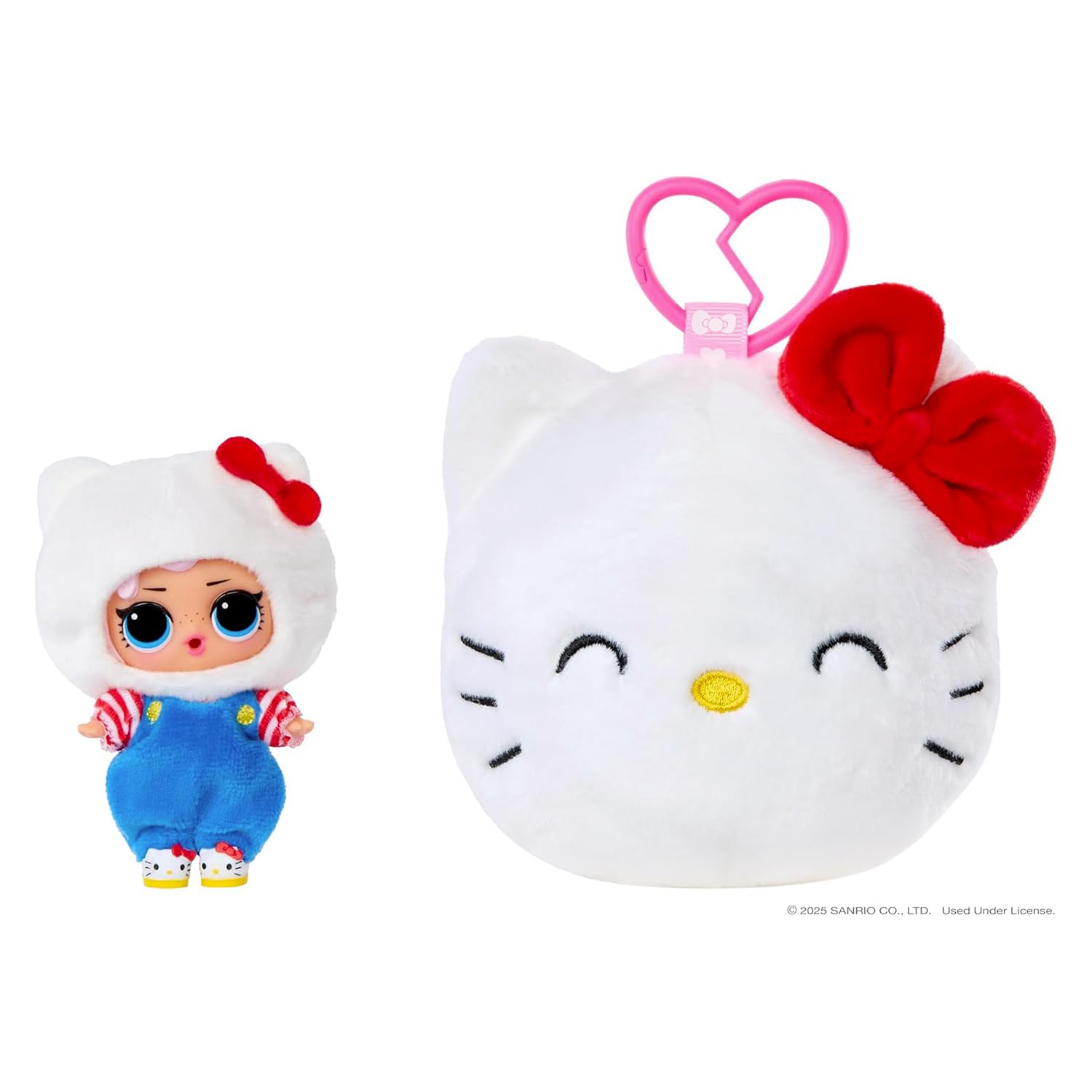 LOL Surprise Loves Hello Kitty and Friends Reversible Plush - Blind Plush with Matching Tot, Sanrio Characters, On-The-Go Play, 5 Surprises, 6