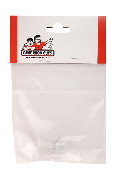 Game Room Guys Pinball Post - Faceted - White Plastic 1-3/16"
