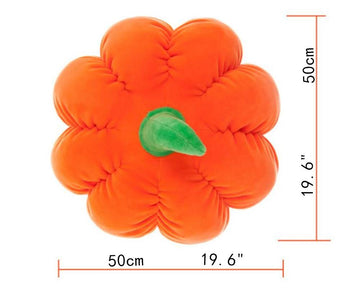 GracesDawn Plush Soft Pumpkin Plush Pillow Pumpkin Decoration Sofa Pillow Soft Pumpkin Gift. Plush Toy, Children’s Gift Orange (50cm[19.6] inch)