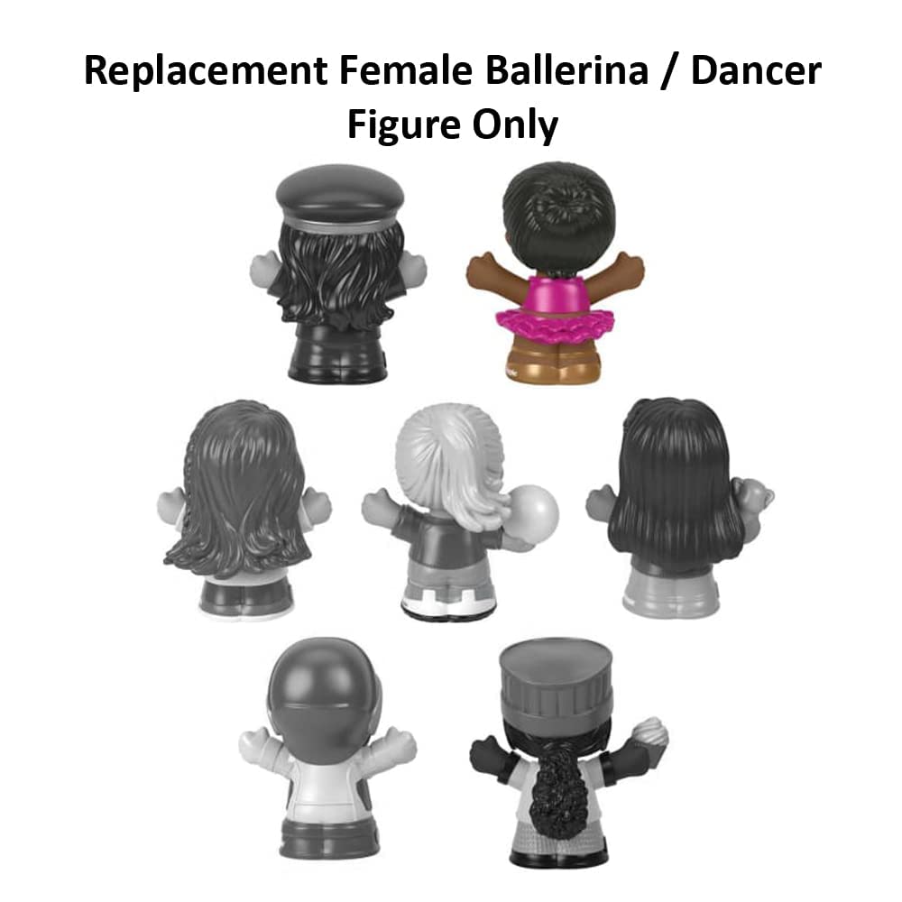 Replacement Part for Fisher-Price Little People Playset - Replacement Female Ballerina / Dancer Figure ~ Inspired by Barbie You Can Be Anything
