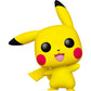 Funko Pikach u : P o p ! Games Vinyl Figurine Bundle with 1 Compatible 'ToysDiva' Graphic Protector (553-43263 - B)