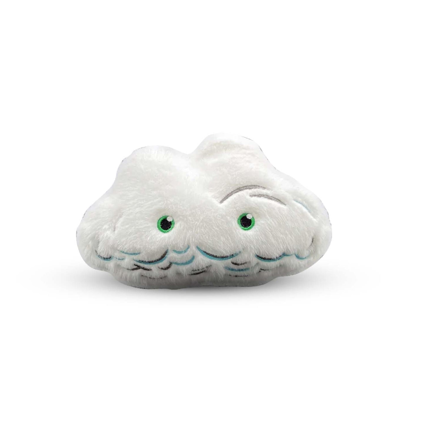 Thunderheads Cumulus Cloud Plushie, Weather-Inspired Soft Collectible with Fun Fact Card for Earth Education, Eco-Conscious Science Gift for Families